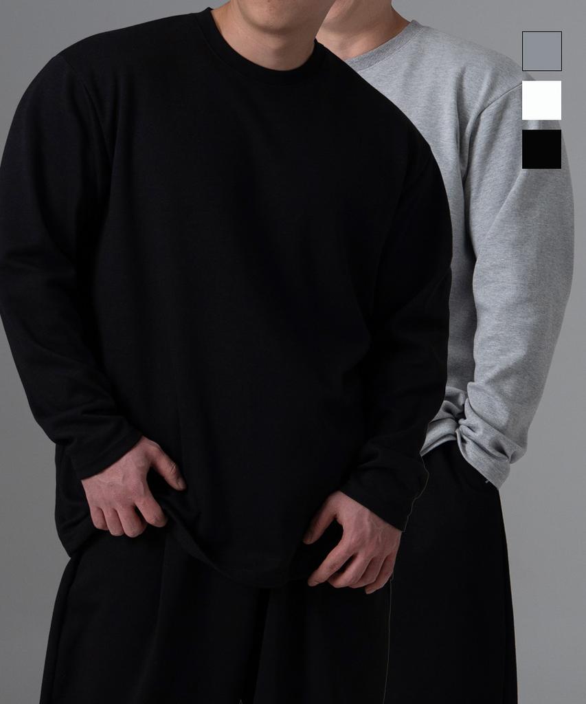 Ballianteu 2-Pack Sturdy Premium Double-Sided Oversized Long-Sleeve T-Shirt