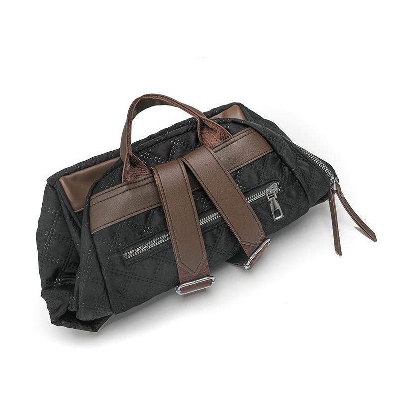 Rhomboid Quilted Backpack Women's Large Capacity Backpack