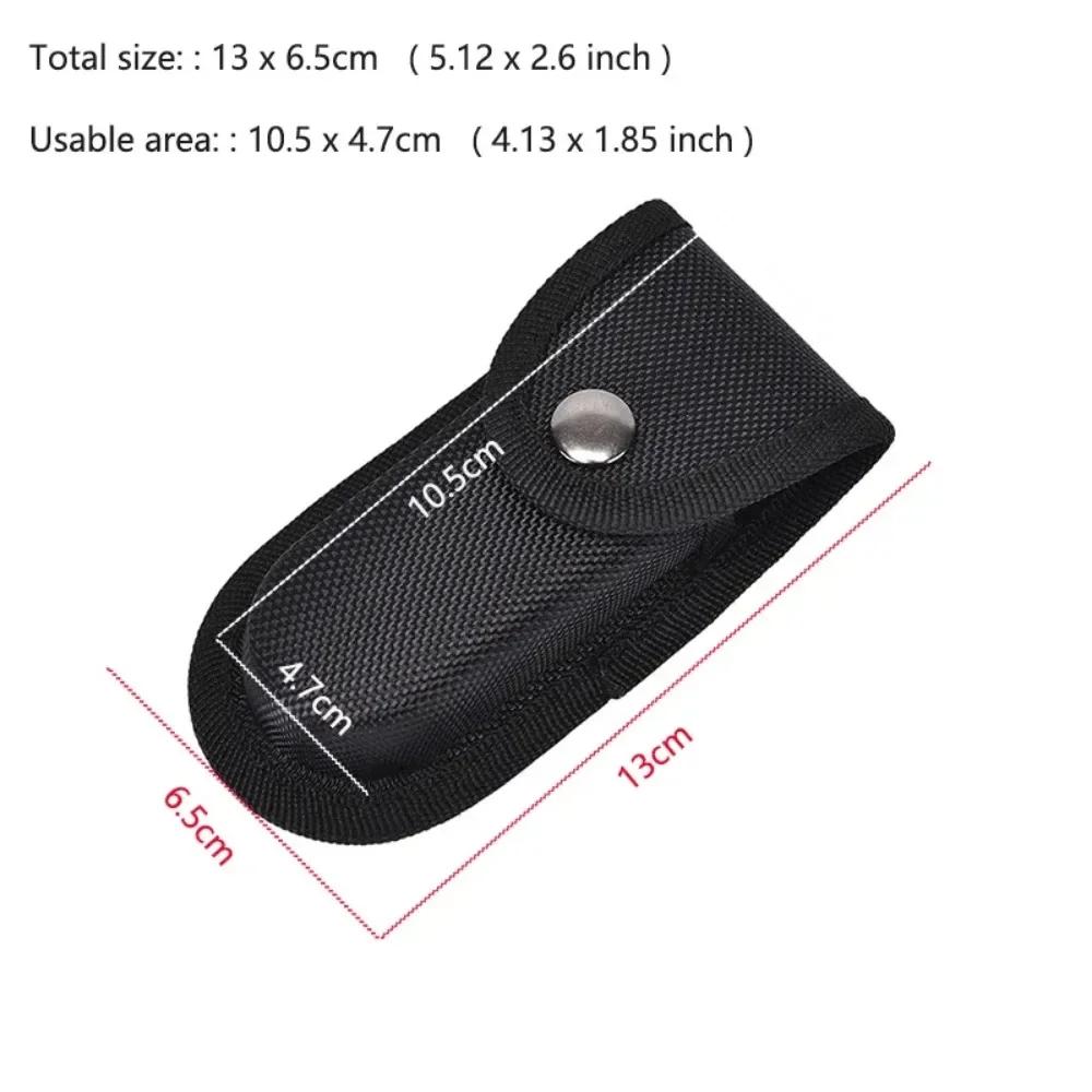 Robustes Nylon Scheidenetui Set Outdoor-Enthusiasten Faltmesser Zangenhalter Gürtel Taschenlampe Hüftaufbewahrung Camping-Essentials
