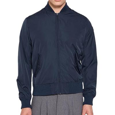 Blouson Léger Windcheater High Collar Polyester Marine
