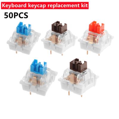150 Pieces Keyboard Replacement Parts Compatible for Cherry MX Gateron Mechanical Keyboard LED Switches 3Pin Durable Waterproof
