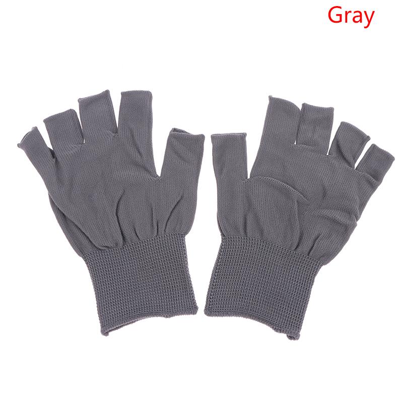 2 buc. Mănuși de protecție împotriva razelor Uv Mănuși pentru unghii Lampă cu LED Protecție UV pentru unghii Mănuși rezistente la radiații Manichiură Instrumente pentru arta unghiilor