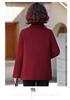 Stylish Slim Fit Double-Sided Woolen Coat for Middle-Aged Women - Versatile Autumn/Winter Wear