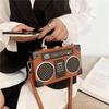 New Trendy Radio Box Bag, Single Shoulder Crossbody Bag, Cute, Creative, Personalized, Funny, Hand-held Women's Bag, Small
