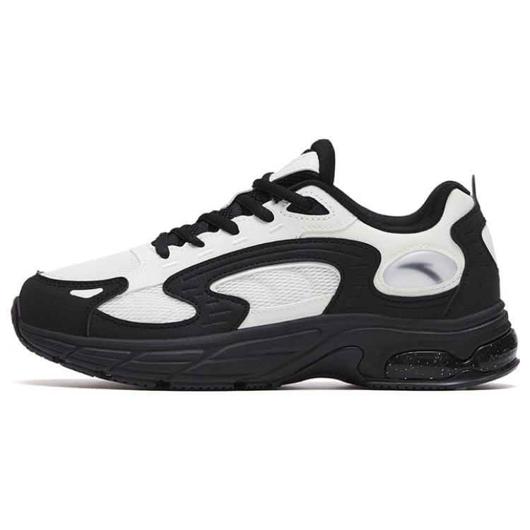 

New Anta Cushioning Anti Slip And Wear Resistant Low Top Running Shoes Women s White Black 122315503-8 36