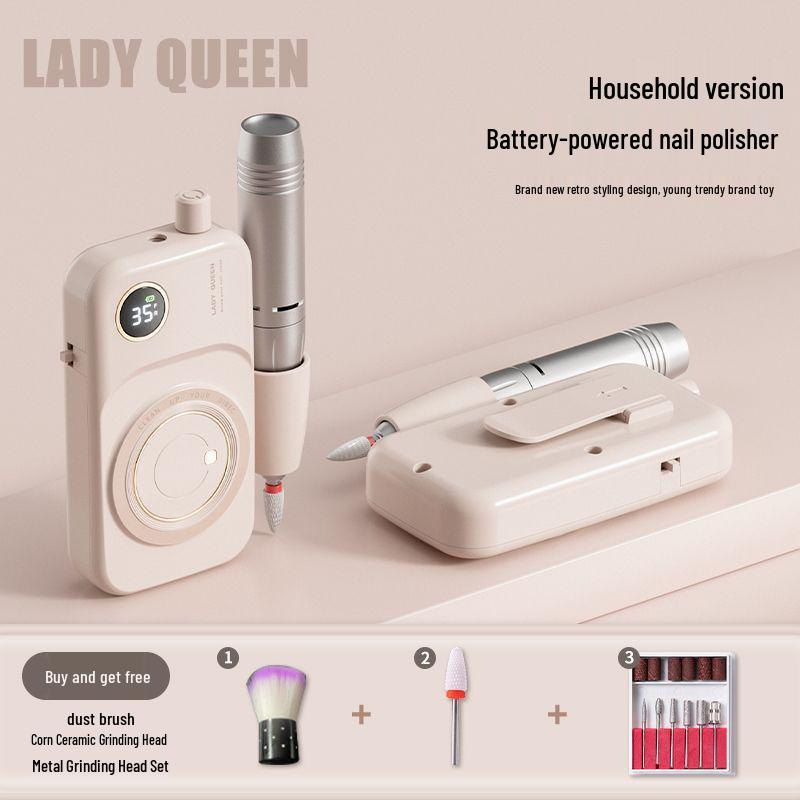 Rechargeable Electric Nail Grinder & Cuticle Remover - Professional Manicure Tool