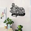 Custom Heart Name Metal Wall Art Sign - Personalized Love Wall Hanging, Perfect Wedding Gift for Couples