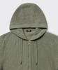 MUSINSA STANDARD Ribbed Knit Hooded Zip-Up [Sage]