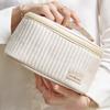Advanced Sense Cream Cake Cosmetic Bags for Female Hand Carrying Travel Makeup Storage Bag Portable PU Wash Toiletries Bag