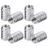 4Pcs Car Tire Valve Stems Cap Knurling Style Tire Valve Cap Aluminum Tire Wheel Stem Air Valve Cap Car Universal Accessories