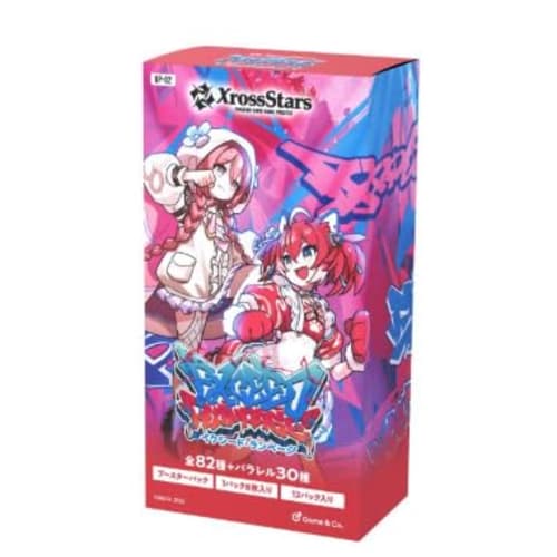 Xross Stars Booster Pack Vol. 2 Exceed Rampage 1 Unopened Box (12 Boxes Will Be Shipped In an Unopened Carton), Wet Tissue Set