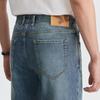Joeone Men's Elastic Breathable Straight-Leg Denim Jeans