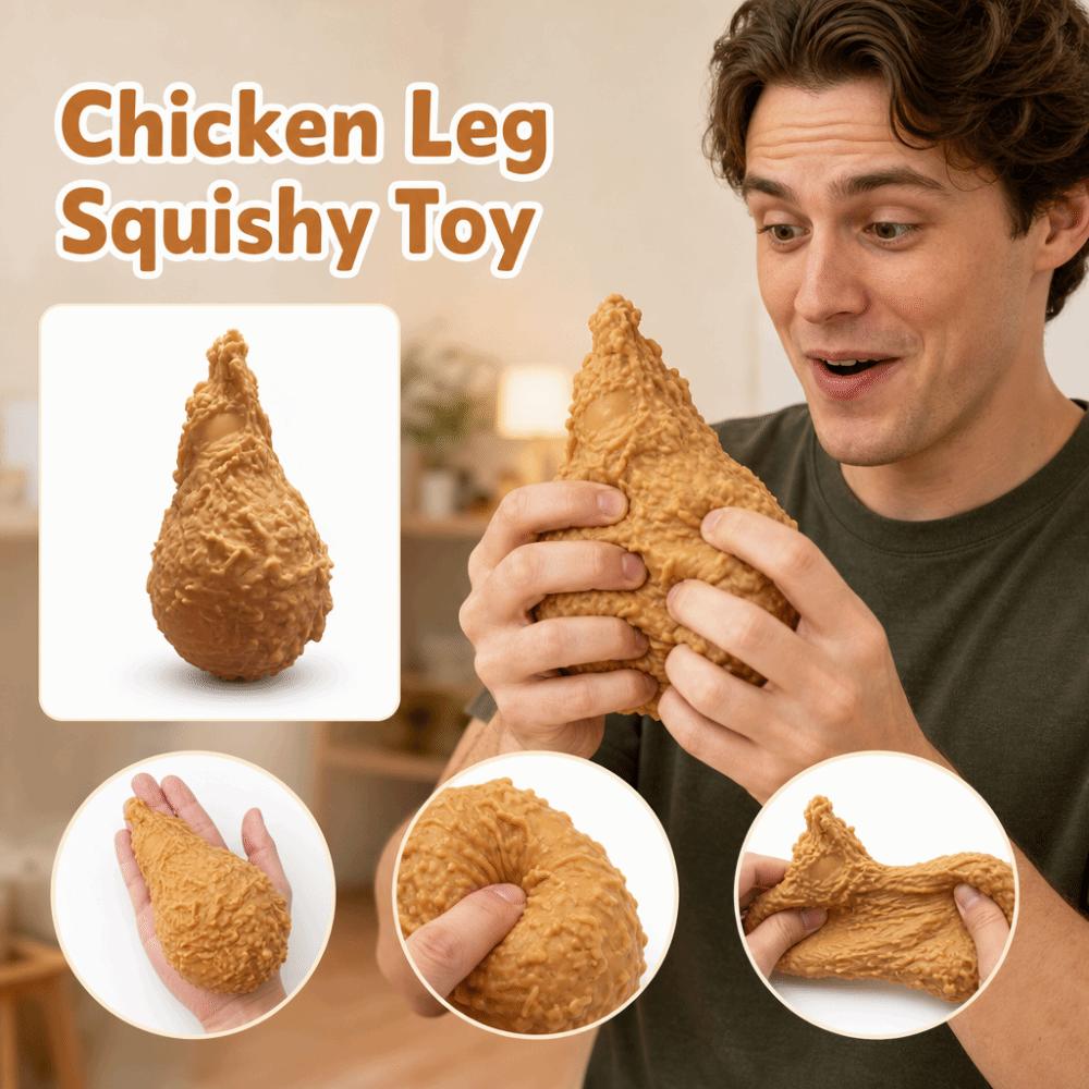 Novelty Creative Chicken Leg Squishy Super Soft Kneading Chicken Leg Squeeze Handmade Comfortable Sensory Stress Hand Relax