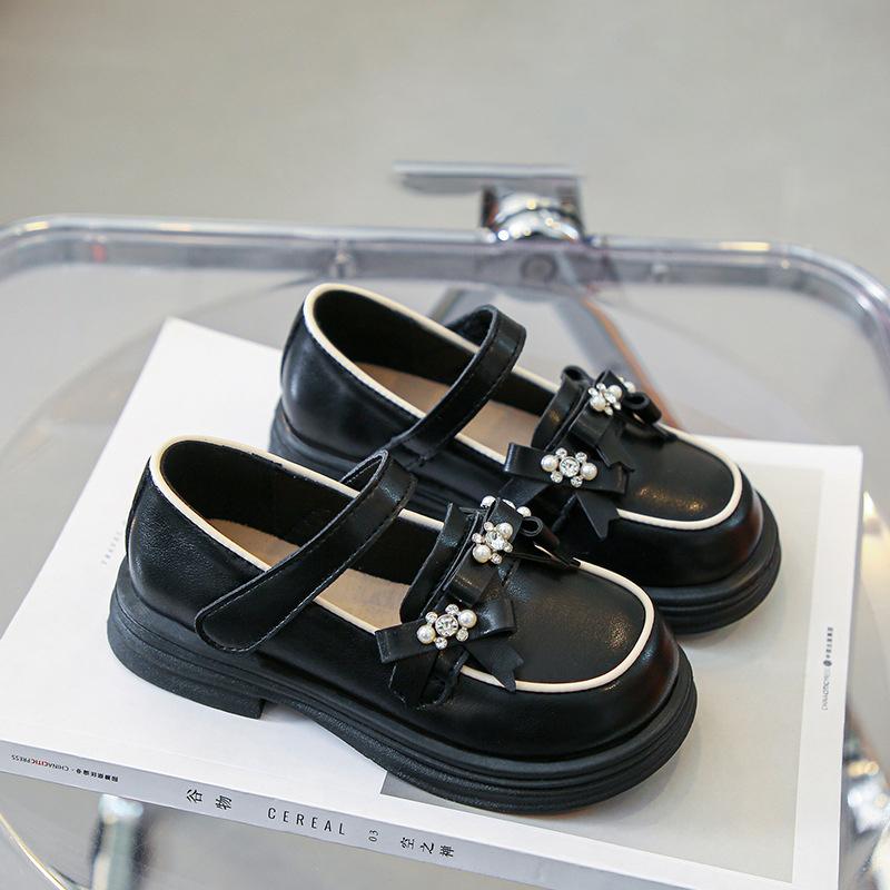 

Детская обувь Lefu. Простые кожаные туфли для девочек. Туфли на мягкой подошве. 26 чёрный