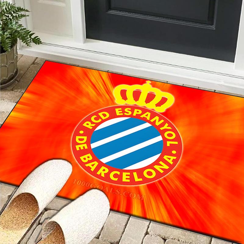 1PC rug Espanyol Stadium Carpet, Chair Rug,Area Rug for Office Bedroom living rooms bedroom, Doormat decor Christmas fan gifts