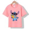 XH46 MINISO 2026 Summer New Printed Cotton Round Neck T-shirt for Children Aged 1-16, Boys and Girls