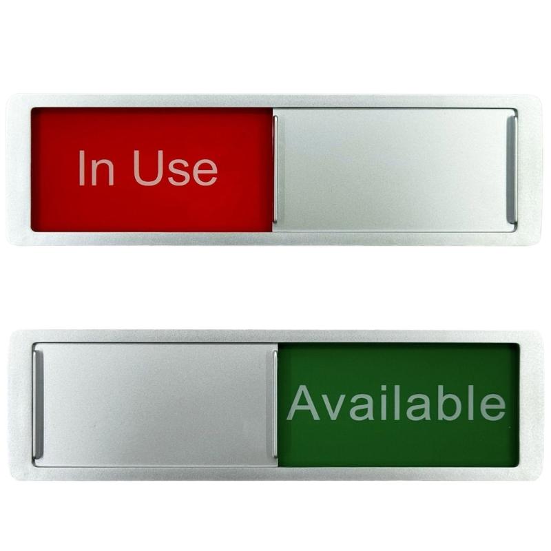 Office Signages Conference Room Display Slidings Door Sign Toilet Hotel Hospital Listing Magnetic Slider Indicators Sign