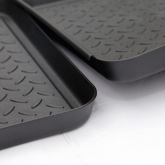 3Pcs/Set Durable Boot Trays Solid Plastic Utility Indoor Outdoor Shoes Holders Floor Protection