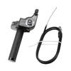 Universal 22mm Motorcycle Throttle Grip Off-Road Dirt Bikes Adjustable Twist With Visual Fuel Indicator 7 Colors
