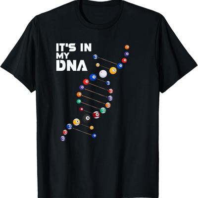 Es liegt in meiner DNA - Poolbillard T-Shirt