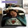 Cartoon Pattern Bedding Quilt Set Quilt Cover Pillowcase Home Decoration Birthday Gift (1 * Duvet Cover + 2 * Pillowcase, Without Core)