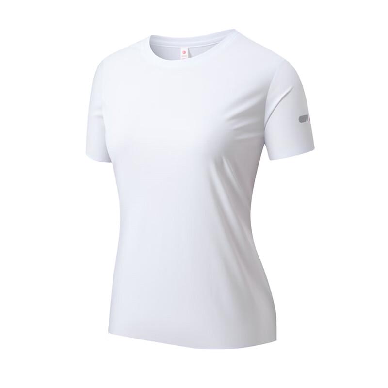 Yilitemg Unisex Seamless Quick-Dry Stretch T-Shirt L