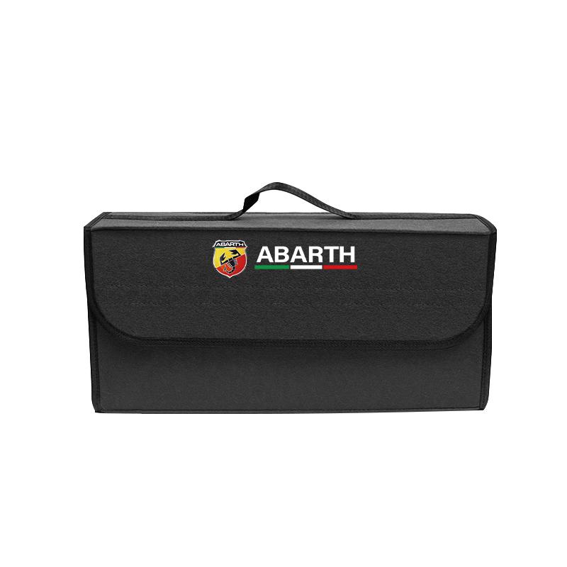 Car Trunk Storage Bag Organizer Sundries Stowing Tidying Box For Abarth Fiat 500 Tipo FR Panda Argo Freemont Viaggio Bravo Punto