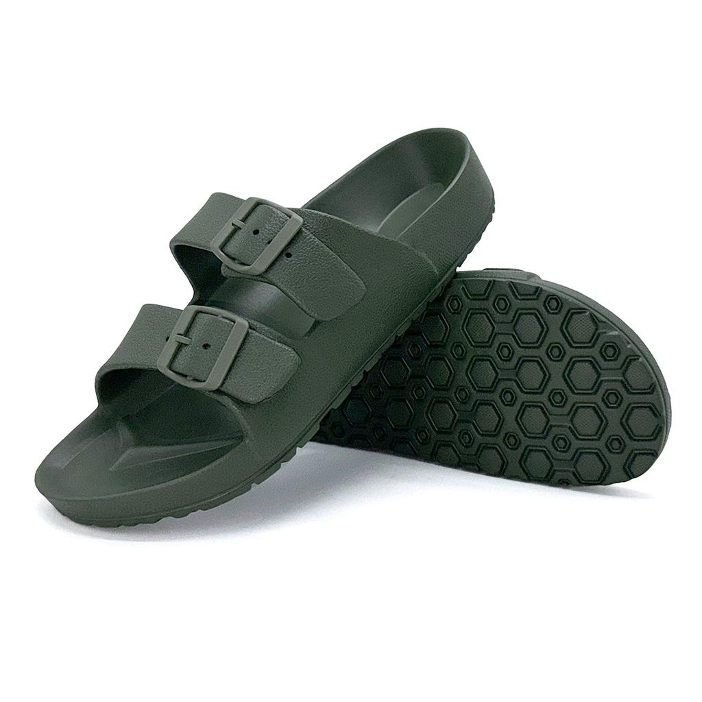 Mote Størrelse36-47 Par Justerbare Myke Spenneslippers For Menn Flate EVA Slippers Lettvekt Anti-skli Slides Dropshipping sko