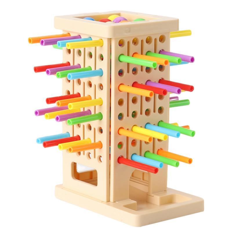Parent Child Interactive Wooden Stick Children'S Two Person Battle Spatial Thinking Training Puzzle Toy 1 Set
