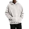 Men's Vintage Cotton Hoodie with Pockets - Casual Comfortable Pullover Sweatshirt for Everyday Wear