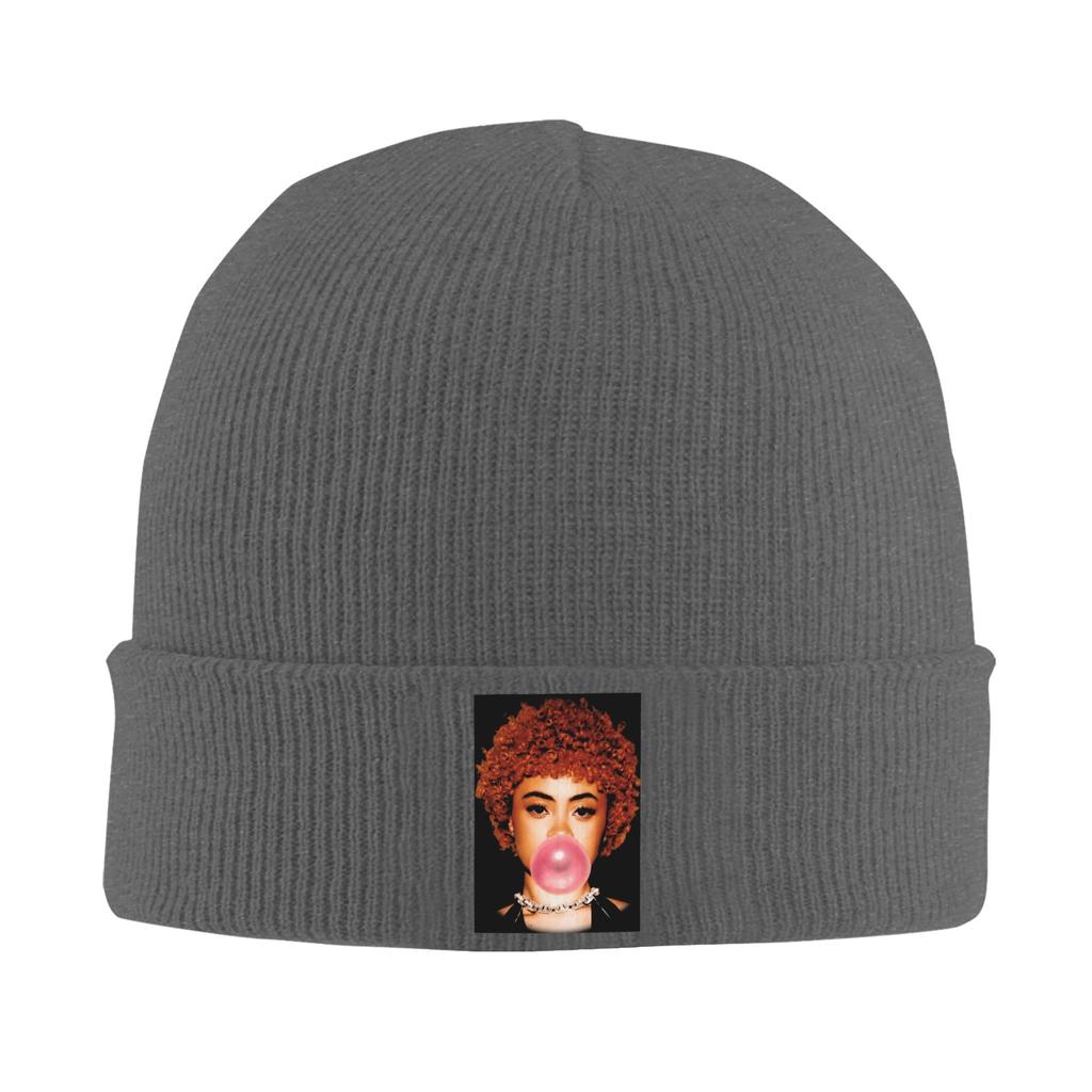 Ice Spice Warm Knitted Cap Winter Knit Bonnet Hat Skullies Beanies Hip Hop Caps for Unisex