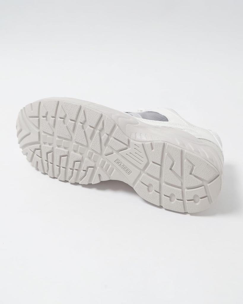 Moonstar Eight Tenth STUDENAERO Pure Size 3E Sneakers, White, 23.5 cm,