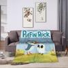 Puffin Rock Oona Baba   Měkká teplá deka Cestovní plyšové lůžkoviny Přehozy Módní Pohovka Postel Flanelová přehoz na postel Potah na pohovku