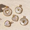 Shell Heart Pendant Gold-Plated Necklace - High-End Feel, Niche Design, Women’s Clavicle Chain