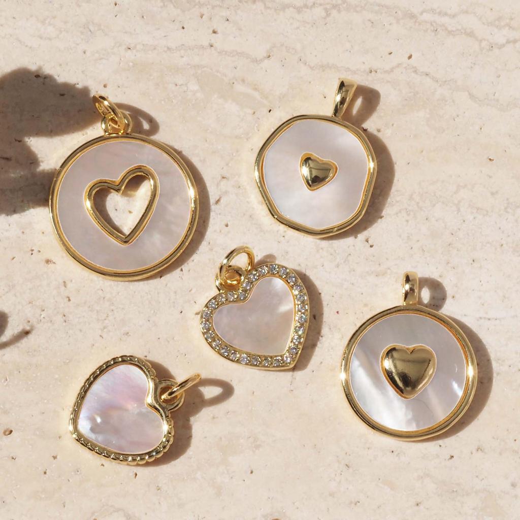 Shell Heart Pendant Gold-Plated Necklace - High-End Feel, Niche Design, Women’s Clavicle Chain