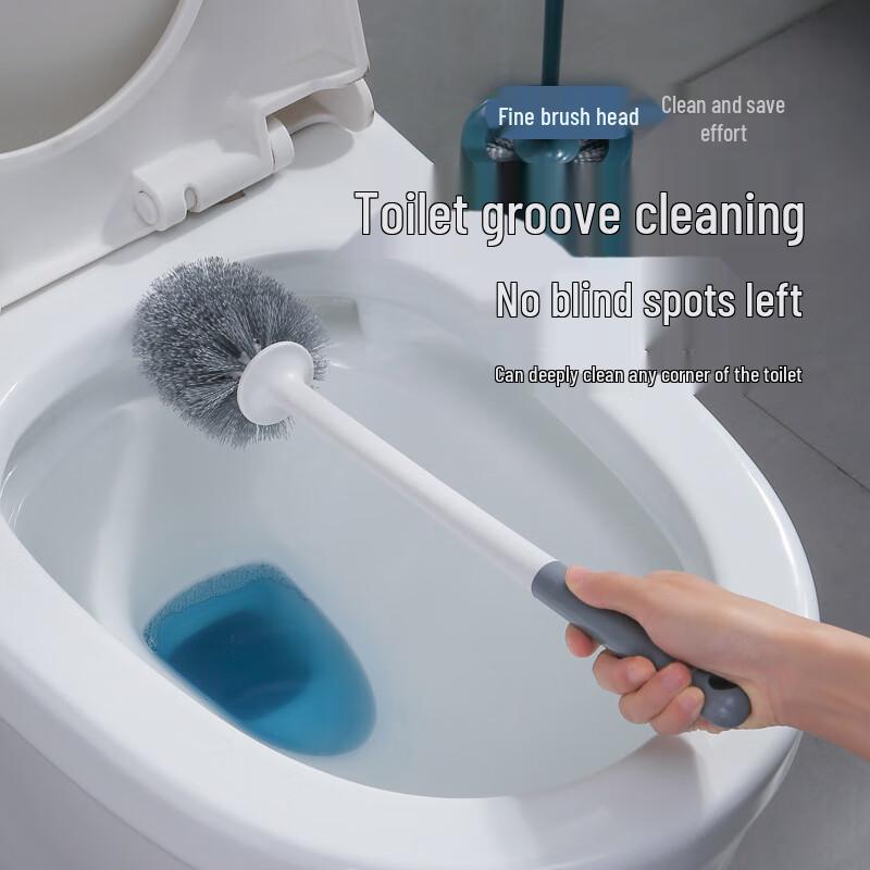 Wall-Mounted Toilet Brush Set