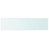 Panneau d'étagère - vidaXL - Verre transparent - 60 x 15 cm - Design contemporain