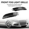 2PCS Front Fog Light Cover Bezel Grill Grille Fit A6 4G C7 2012-2015