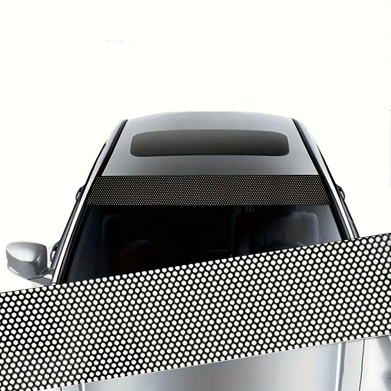 Tinte de Ventana de Coche de Malla, Pegatina de Visión Unidireccional, Película Perforada para Parasol