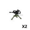 Military Building Blocks Soldier 88mm Flak Gun Cannon Rocket Artillery Military Army War Weapons NSV Backpack Assembly Brick Toy