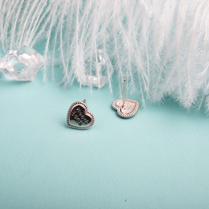 Hochwertige Ohrringe, herzförmige Liebesbrief-Ohrringe, neue trendige Sommer-Ohrringe für Damen