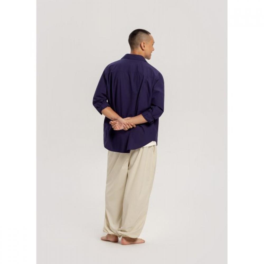 Budhi Mudra Diagonal Jogger Pants  Bone White  B61003apl44 V08 