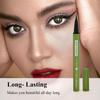 Waterproof Liquid Eyeliner Smudge-Proof & Transfer-Resistant Long-Lasting Appearance Green Eyeliner Black
