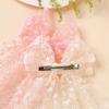Vintage Lace Bow Hairpin Flower Embroidery Kids Hair Accessories New Princess Style Hair Clip  Gift