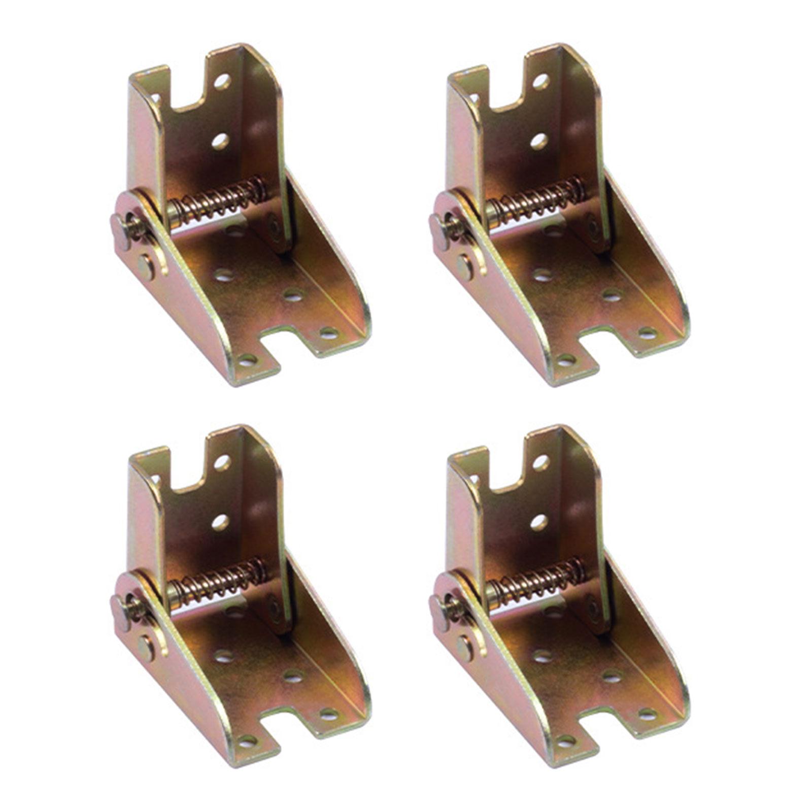 

4 шт. Складной кронштейн для ножек стола под углом 90 градусов, самоблокирующийся шарнирный замок, удлиненный опорный кронштейн, мебельная фурнитура для ножек Z