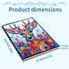 2025 Creative DIY Diamond Sticker A5 Notebook: Special-Shaped 50-Page Children's Diamond Painting Book