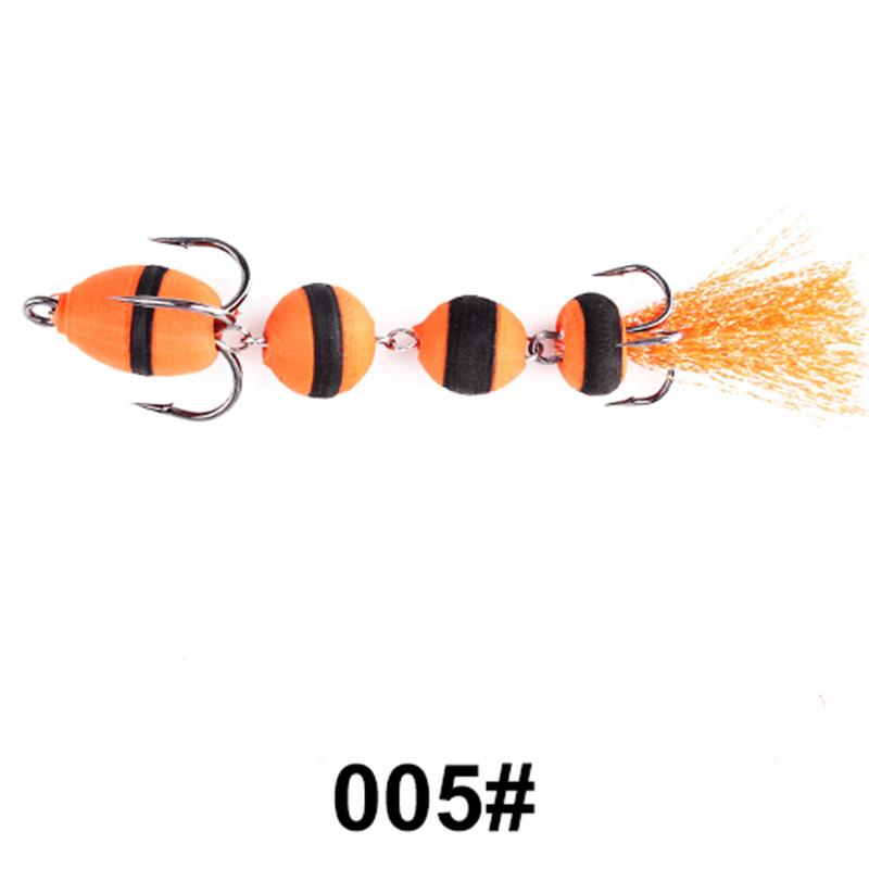 FishKing 1PC Soft Bass Lure Insect Lure With Sharp Hooks Weight 3.4G 4.7G Big/Small Size