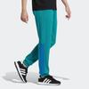 Adidas Neo Knit Solid Color Striped Cuff Joggers Men Bottoms Teal-Green HC9668