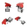 Auto Car Boat Illuminated Led Toggle Switch With Safety Aircraft Flip Up Cover Guard Blue Cover for Racing Automotive