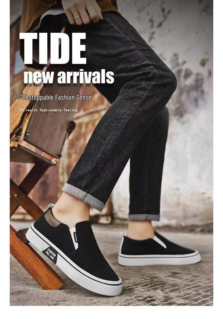 2026 Men's Summer Soft Sole Breathable Canvas Slip-On Shoes